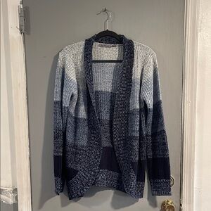 Jason Maxwell‎ Gradient Blue Gray Cardigan